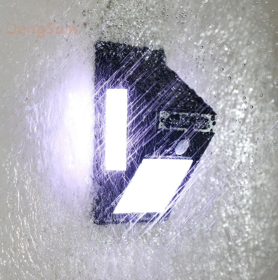 Solarna lampa ścienna 100 LED z czujnikiem ruchu PIR