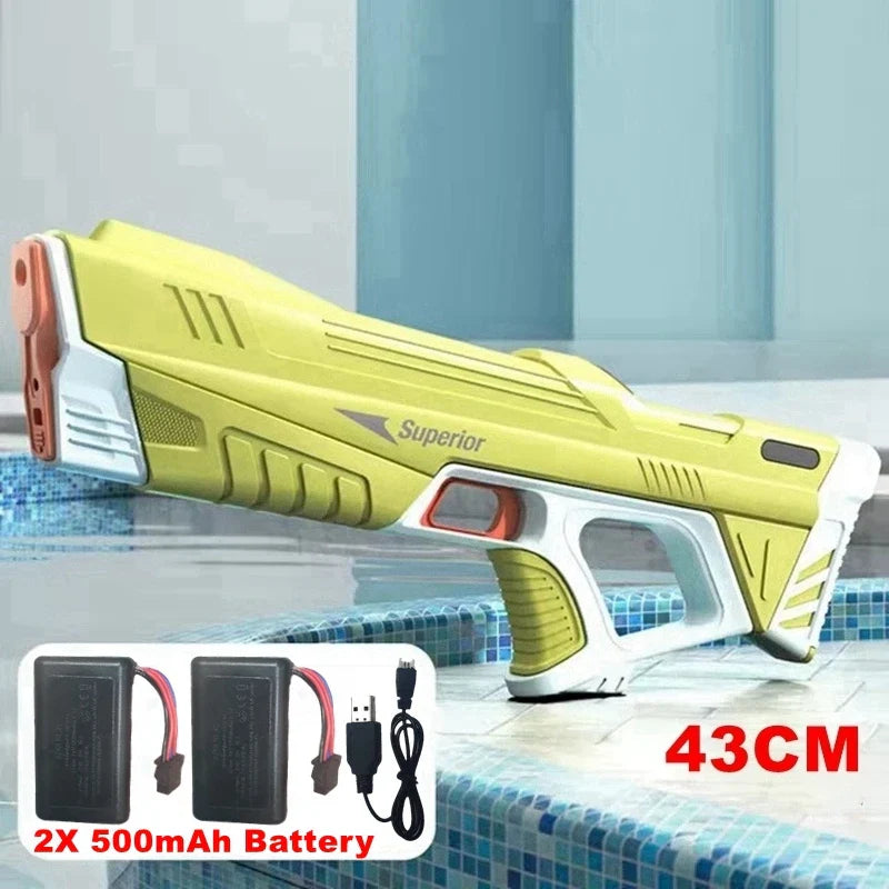 Automatyczny elektryczny pistolet na wodę 43 cm, dla dzieci i dorosłych