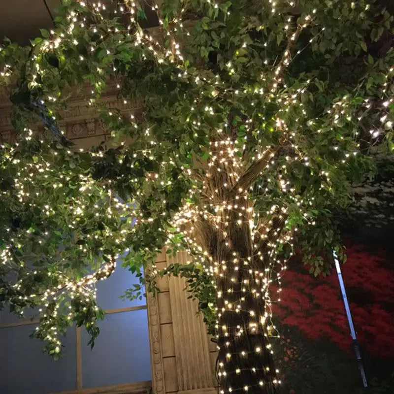 Solarne lampki LED na drucie miedzianym, 8 trybów, wodoodporne