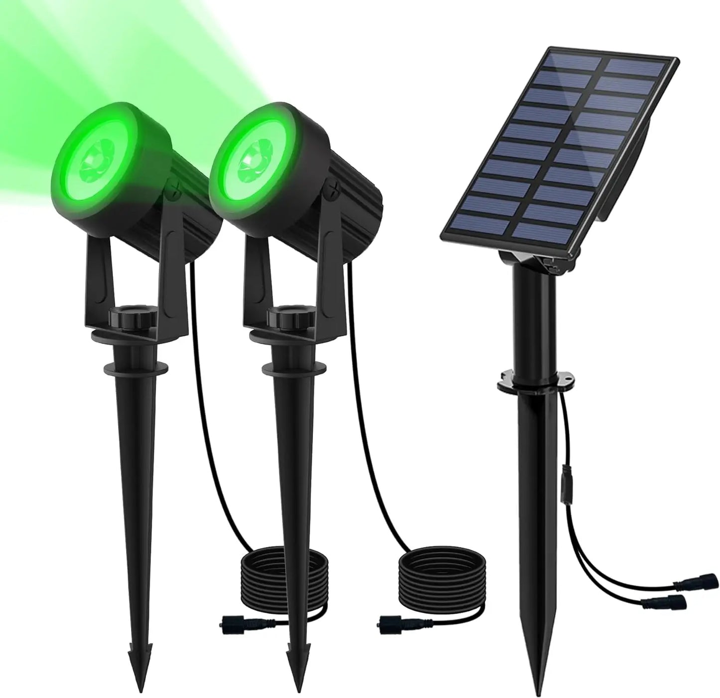 Solarna lampa LED 3000K/6000K/RGB, wodoodporna IP65, do ogrodu i na ścianę
