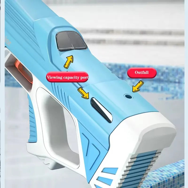 Automatyczny elektryczny pistolet na wodę 43 cm, dla dzieci i dorosłych