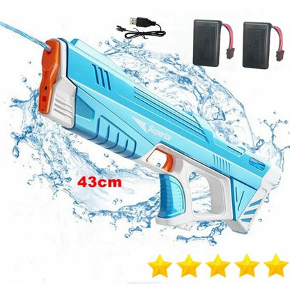 Automatyczny elektryczny pistolet na wodę 43 cm, dla dzieci i dorosłych