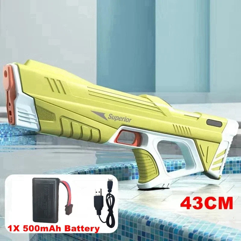 Automatyczny elektryczny pistolet na wodę 43 cm, dla dzieci i dorosłych