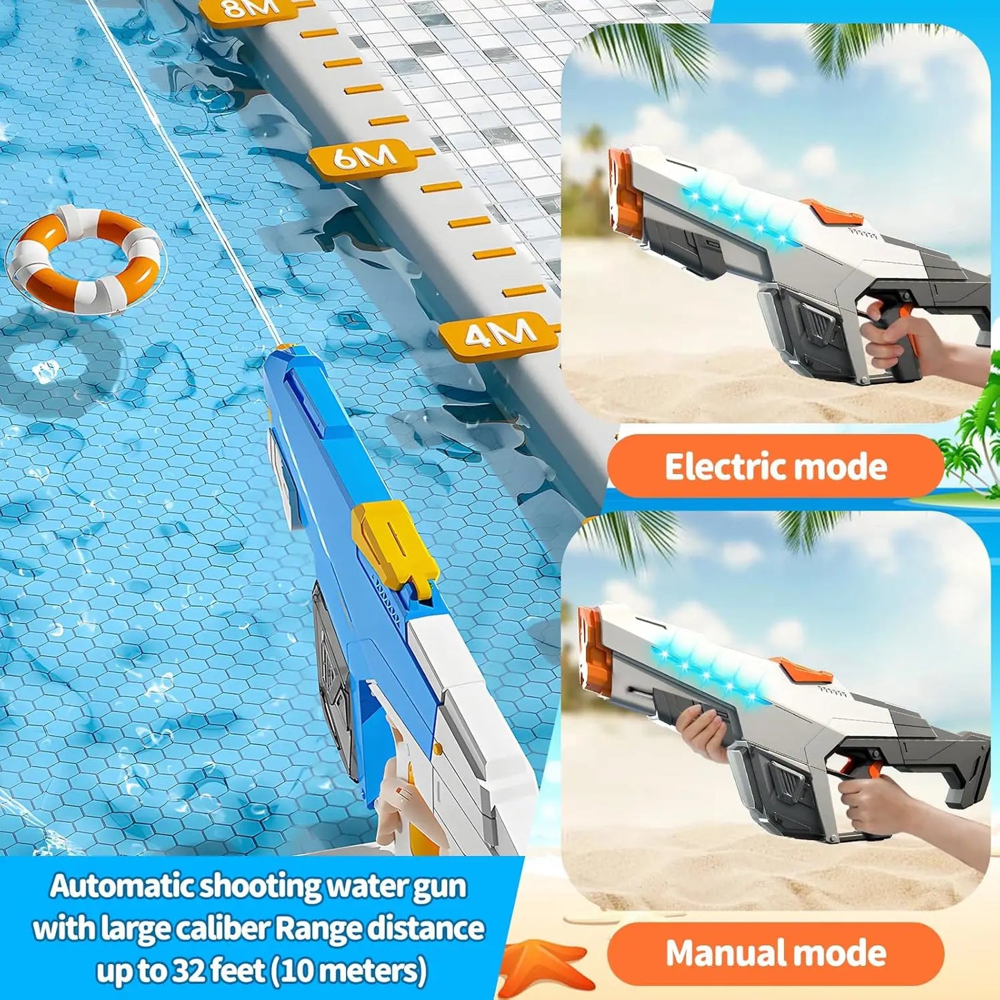 Elektryczny pistolet na wodę